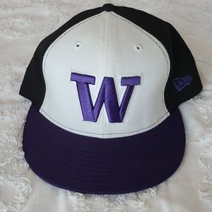 Washington Huskies New Era 7 1/2 Fitted Hat